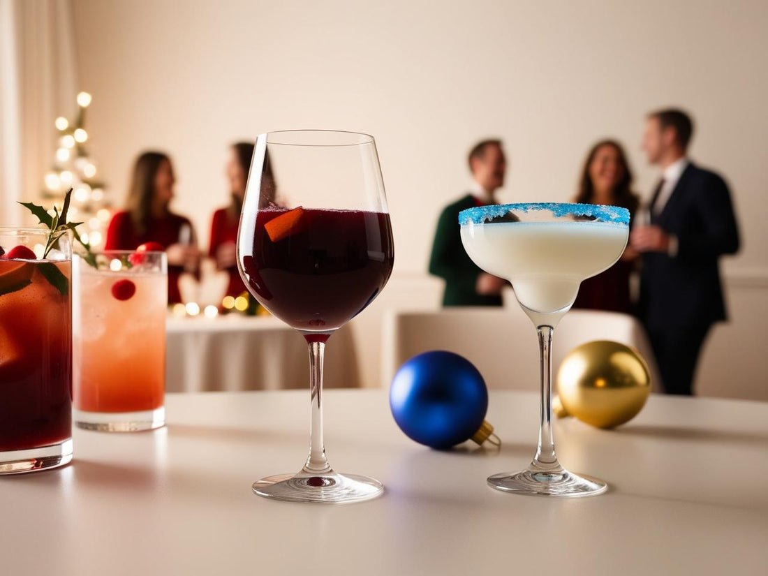 festive zero proof cocktails