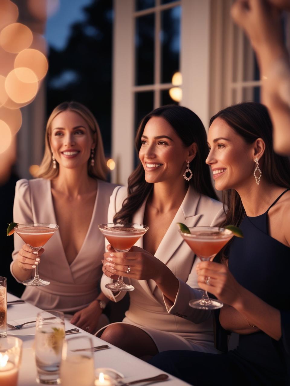 ladies having cocktails